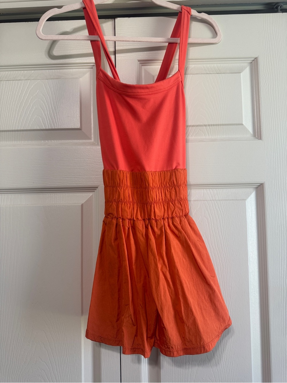 FP Movement by Free People Orange Jumpsuit Romper